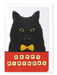 Ezen Designs - Birthday scrabble cat - Greeting Card - Front