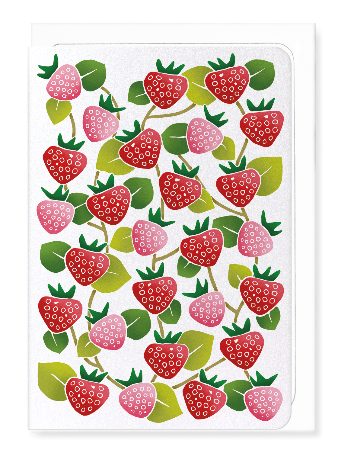 Ezen Designs - Yumeji strawberry - Greeting Card - Front