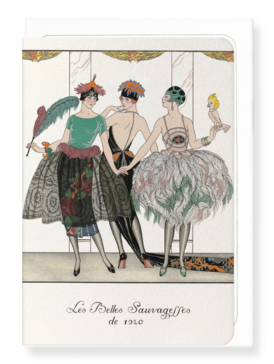 Ezen Designs - Les Belles Sauvagesses de 1920 - Greeting Card - Front