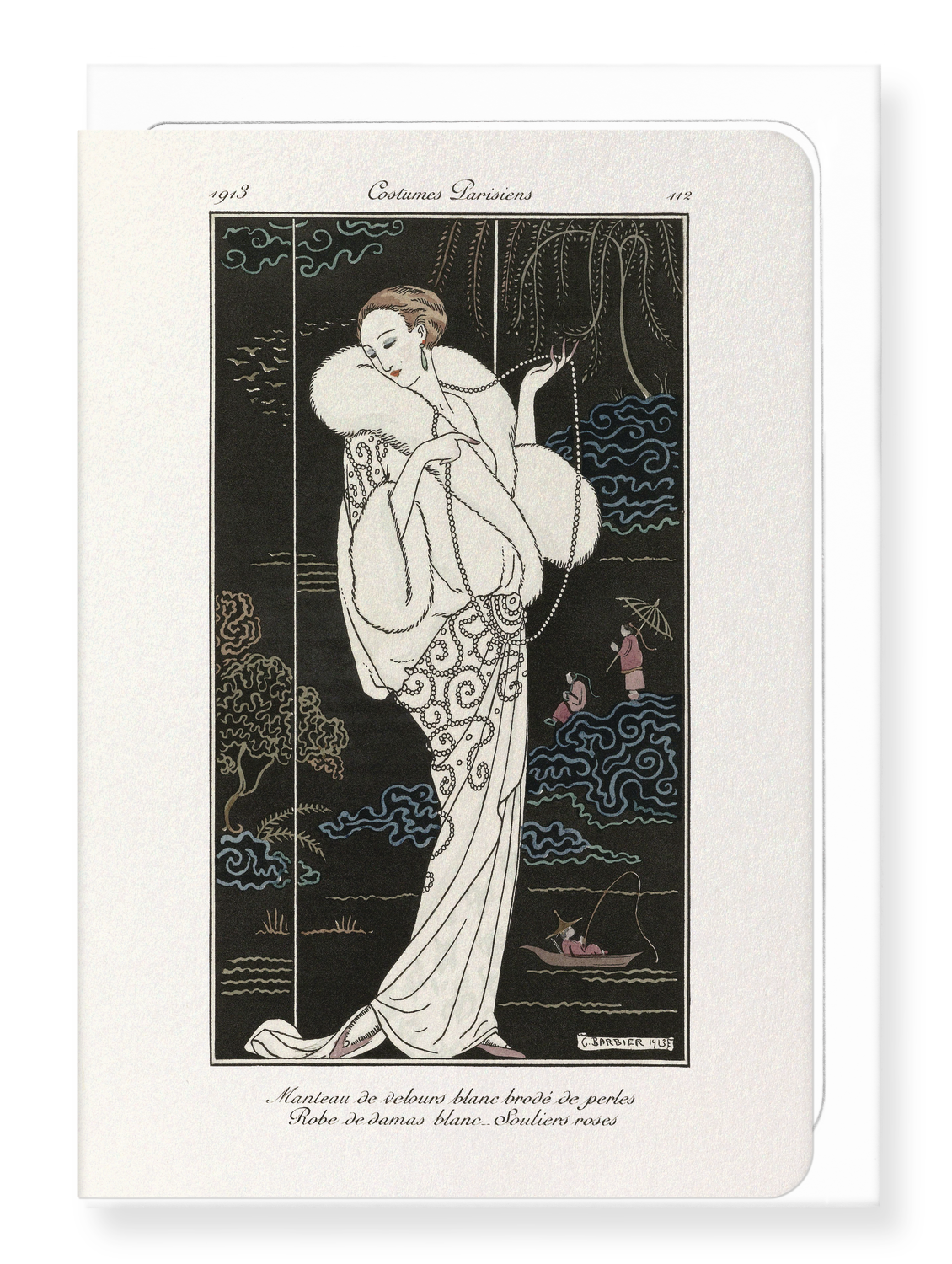 Ezen Designs - Journal des Dames 112 (1913) - Greeting Card - Front