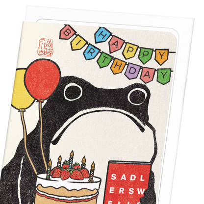 SADLER'S WELLS BIRTHDAY EZEN FROG: Bespoke Greeting Card