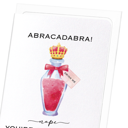 ABRACADABRA!: Watercolour Greeting Card