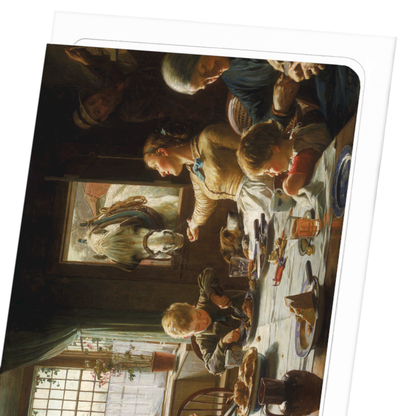 ONE OF THE FAMILY (1880): Painting Greeting Card