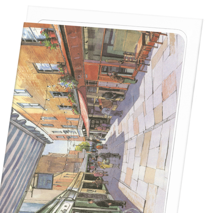 CAMDEN PASSAGE (1996): Painting Greeting Card