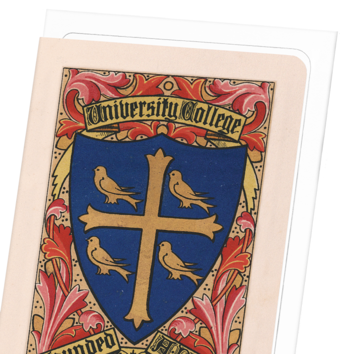 UNIVERSITY COLLEGE CREST: Painting Greeting Card