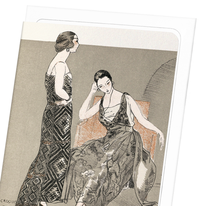 GAZETTE DU BON TON 2 (1920): Vintage Greeting Card