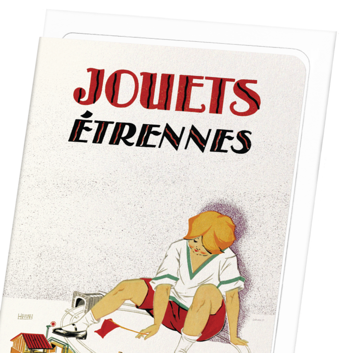 JOUETS ETRENNES (C.1920): Vintage Greeting Card