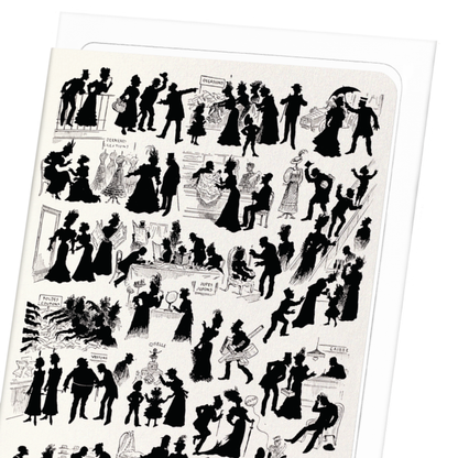 LIVELY PARIS - DEPARTMENT STORES: Vintage Greeting Card