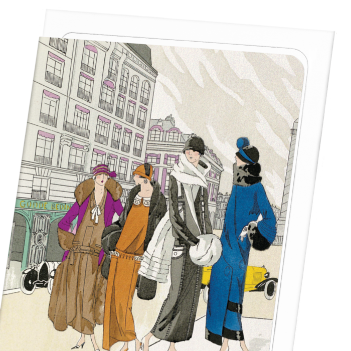 RUE DE LA PAIX (1924): Vintage Greeting Card