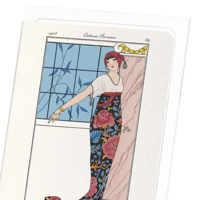 GRANDE ROBE DU SOIR (1913): Vintage Greeting Card