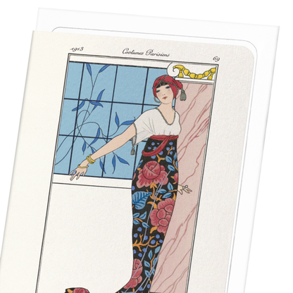GRANDE ROBE DU SOIR (1913): Vintage Greeting Card