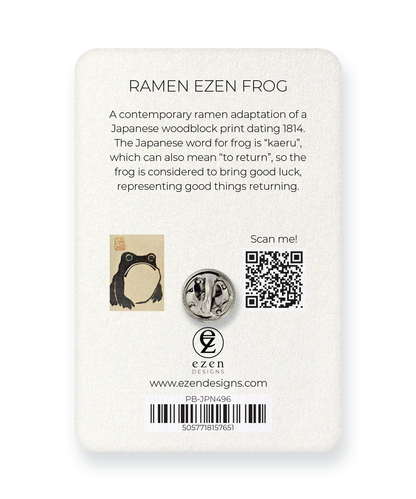 RAMEN EZEN FROG: Enamel pin badges