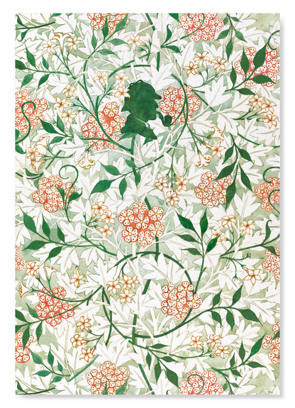 SHERLOCK HOLMES JASMINE WALLPAPER: Bespoke Art Print