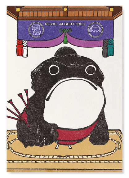 SUMO WRESTLER EZEN FROG: Bespoke Art Print