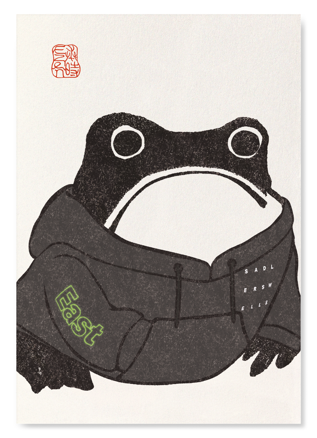 SADLER'S WELLS EAST HOODIE EZEN FROG: Bespoke Art Print