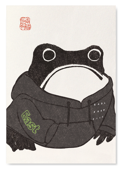 SADLER'S WELLS EAST HOODIE EZEN FROG: Bespoke Art Print