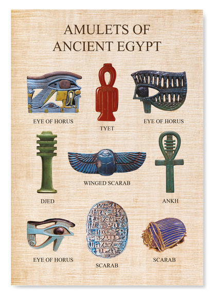 AMULETS OF ANCIENT EGYPT: Bespoke Art Print