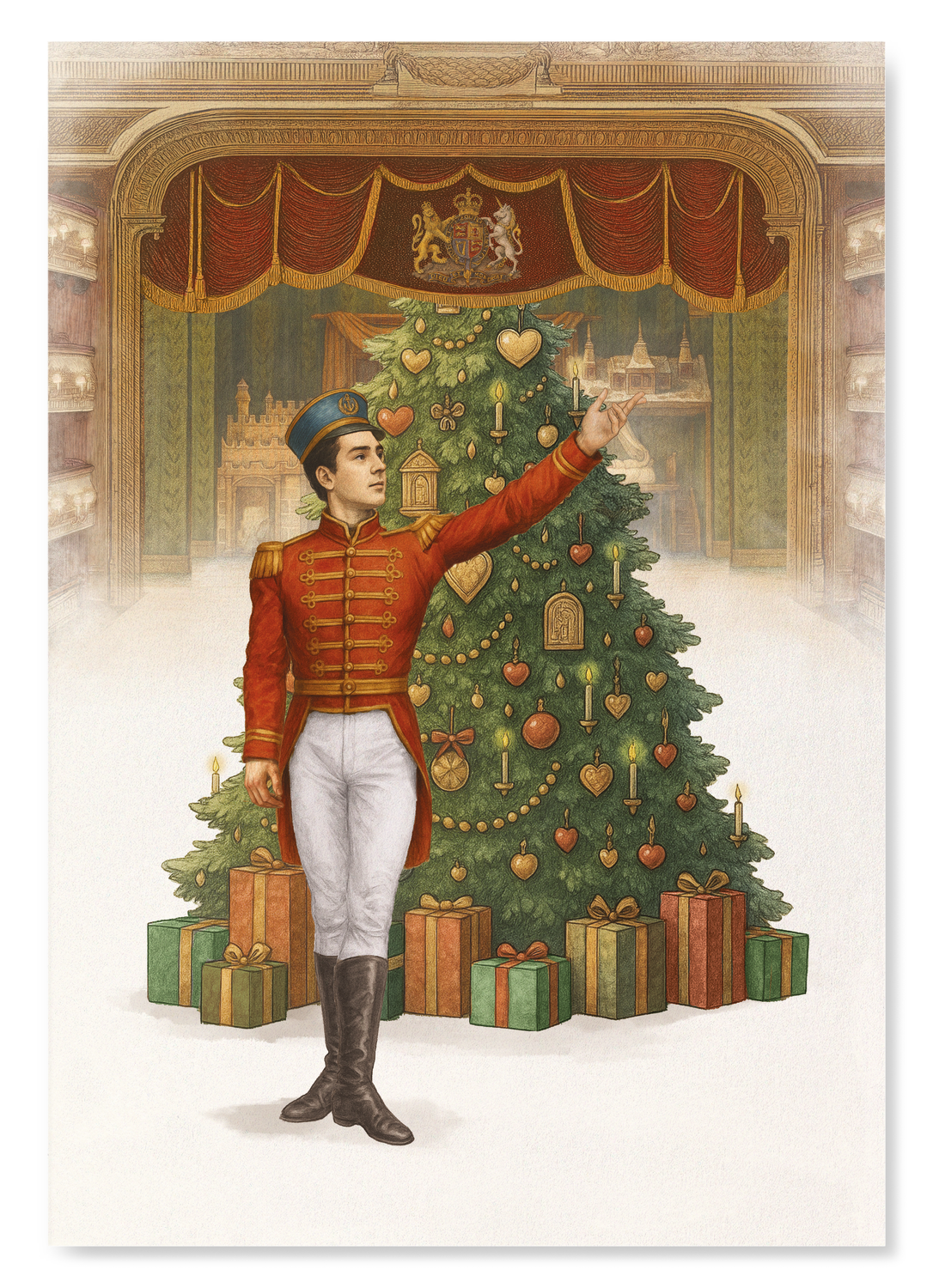 ROYAL BALLET & OPERA - THE NUTCRACKER: Painting Art Print