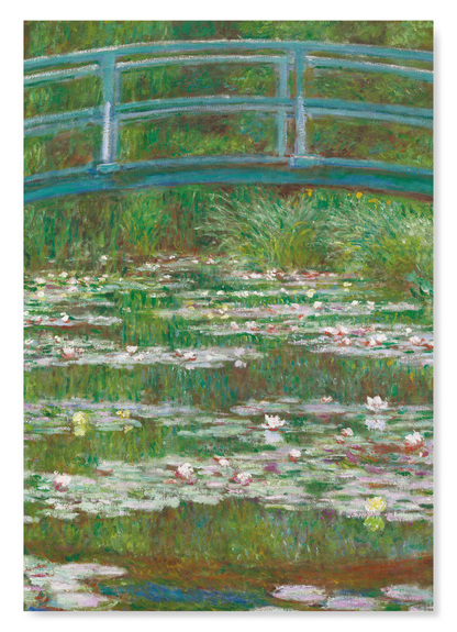 JAPANESE FOOTBRIDGE BY MONET: Painting Art Print
