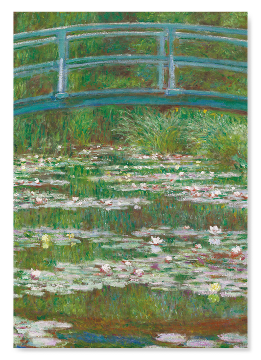 JAPANESE FOOTBRIDGE BY MONET: Painting Art Print