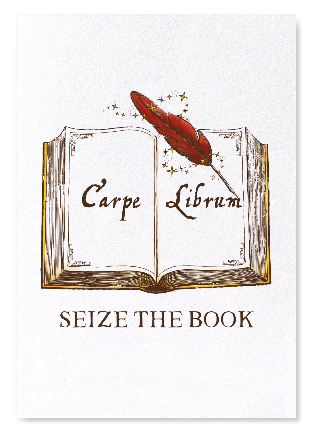 SEIZE THE BOOK: Victorian Art Print