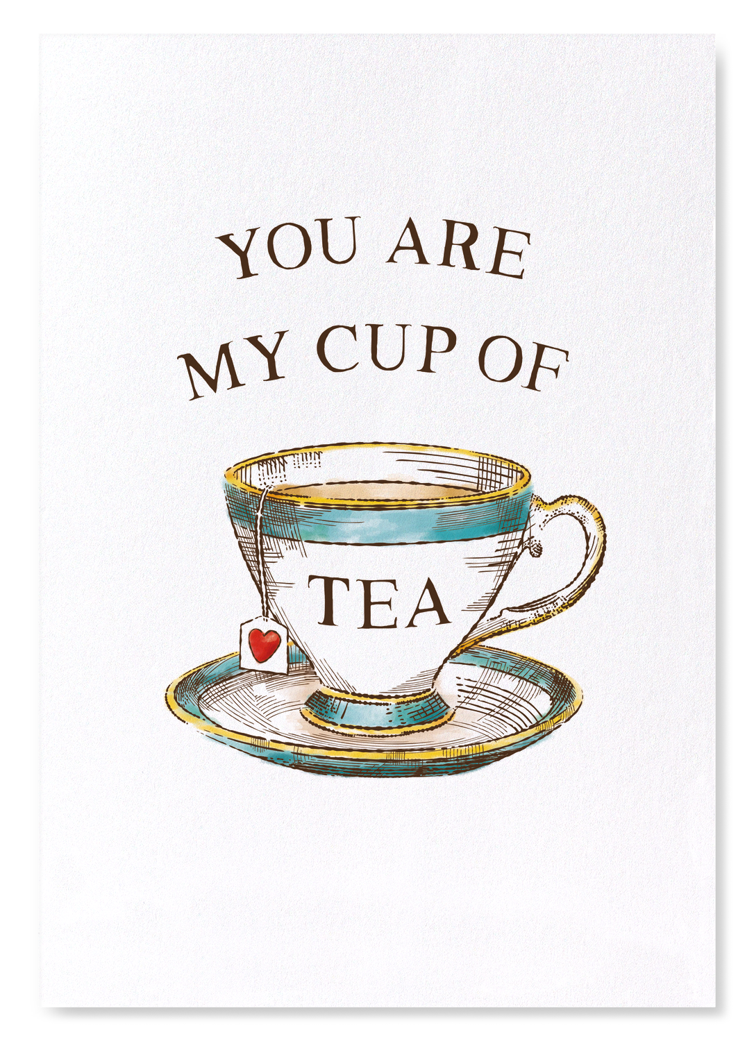 MY CUP OF TEA: Victorian Art Print