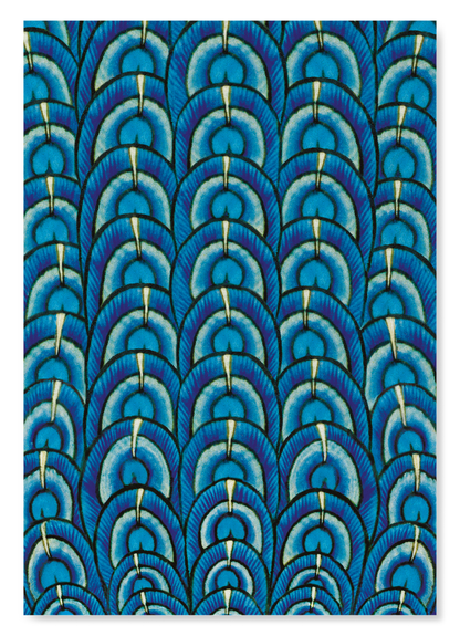 DE MORGAN PEACOCK: Pattern Art Print