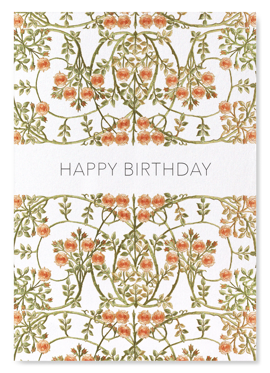 BRIAR ROSES EMBROIDERY: Pattern Art Print