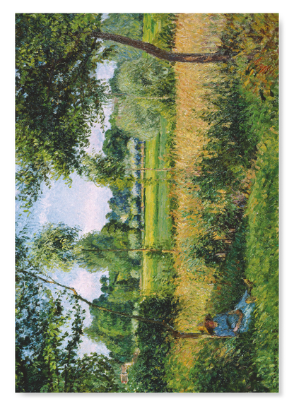 MORNING SUNLIGHT EFFECT, ERAGNY (1899): Painting Art Print