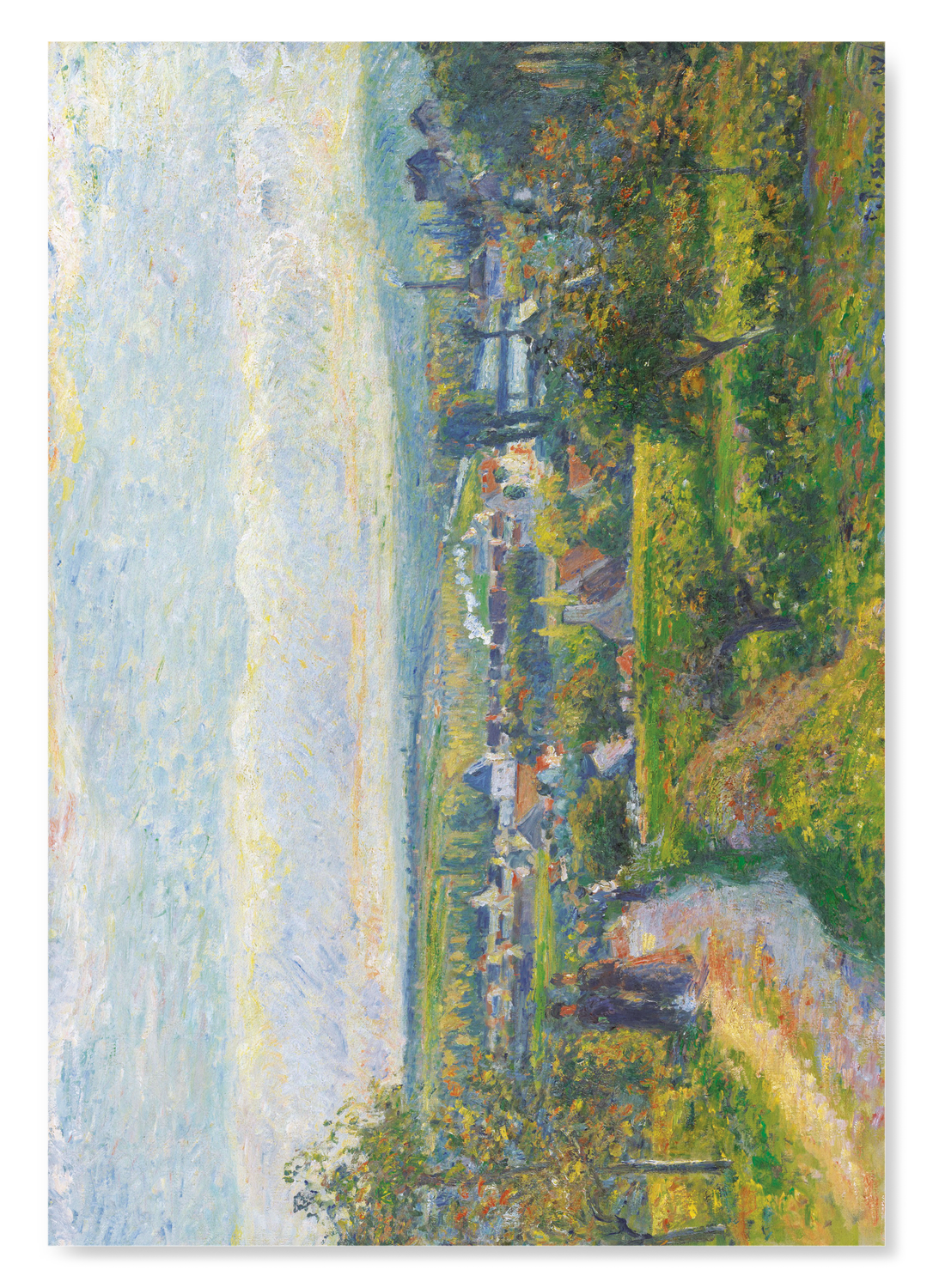 VIEW OF SAINT-OUEN-L'AUMÔNE (1876): Painting Art Print