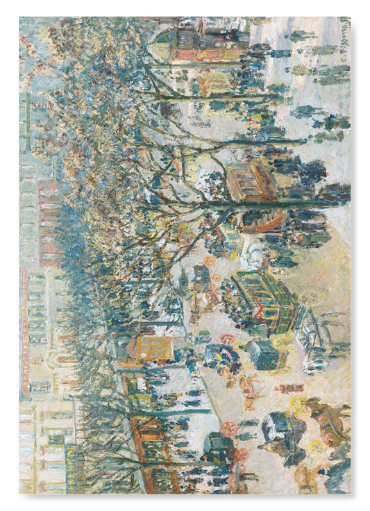 BOULEVARD DES ITALIENS, MORNING, SUNLIGHT, 1897: Painting Art Print