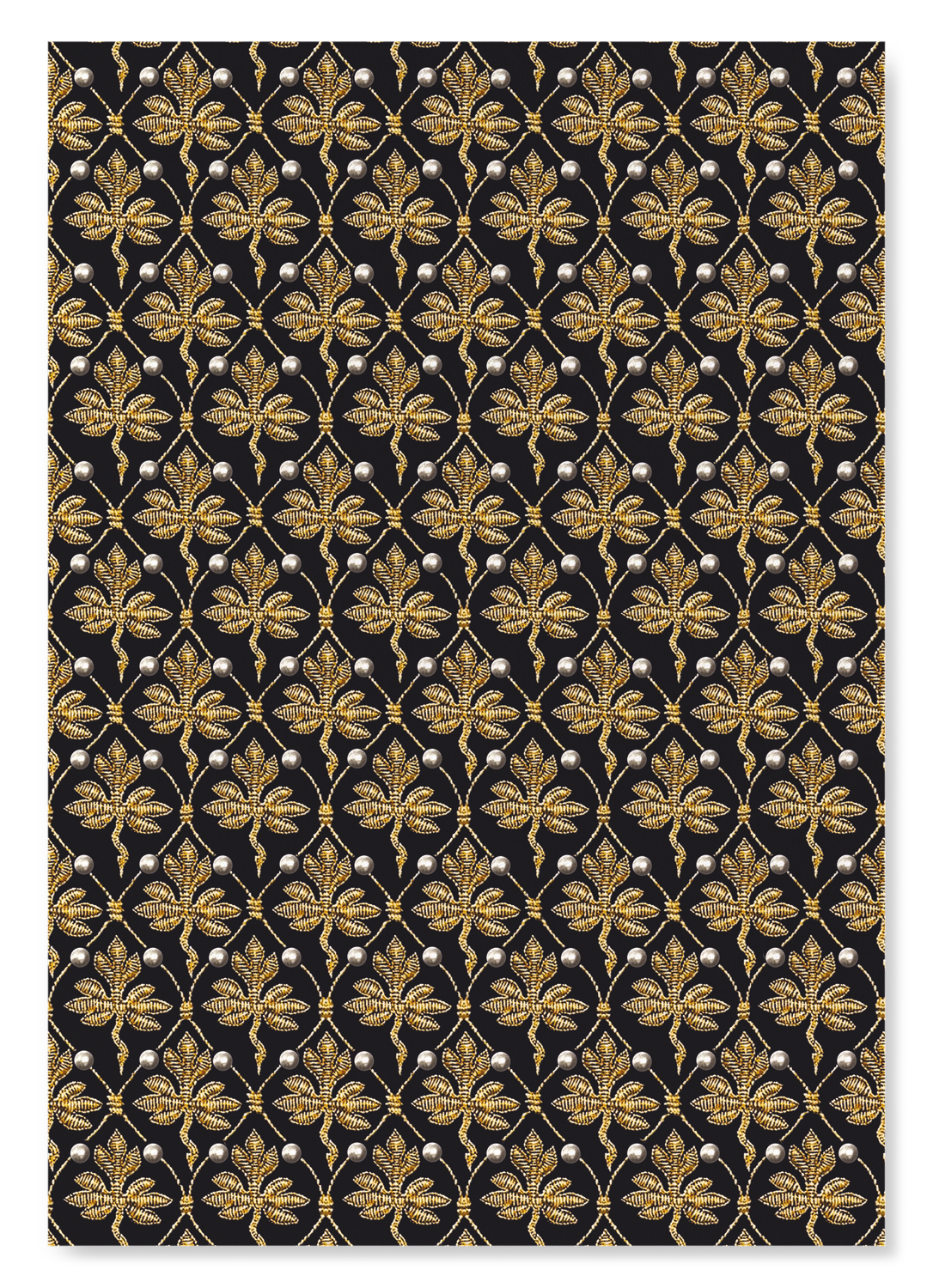 GOWN OF QUEEN ELIZABETH I (C.1575): Pattern Art Print