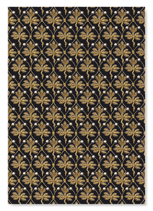 GOWN OF QUEEN ELIZABETH I (C.1575): Pattern Art Print