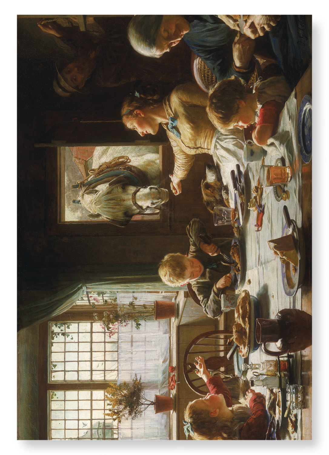 ONE OF THE FAMILY (1880): Painting Art Print