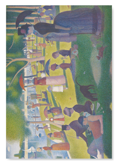 A SUNDAY ON LA GRANDE JATTE (1884): Painting Art Print
