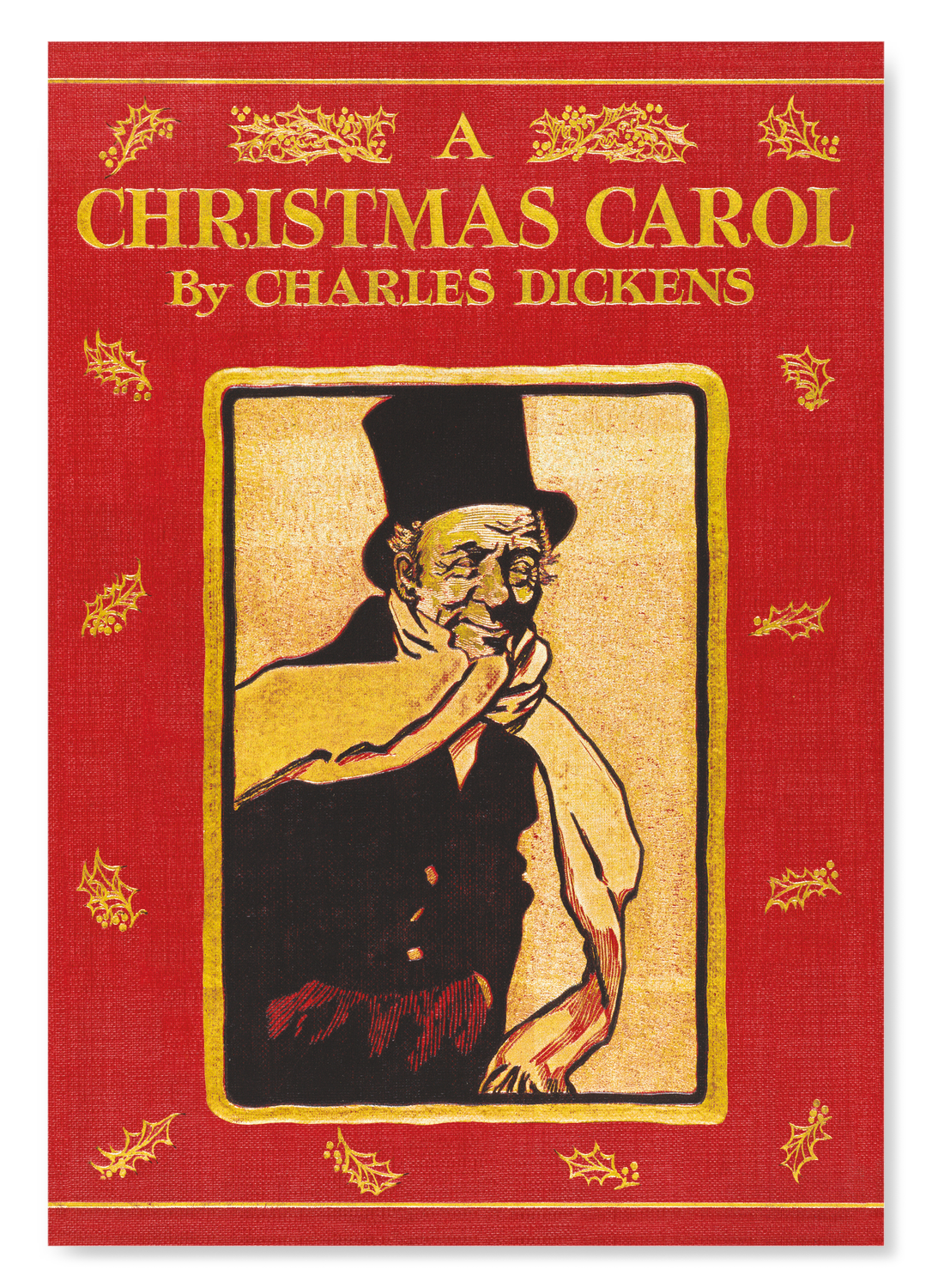 A CHRISTMAS CAROL FRONT COVER (1911): Victorian Art Print