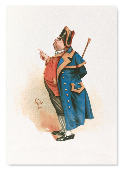 MR BUMBLE (1889): Painting Art Print