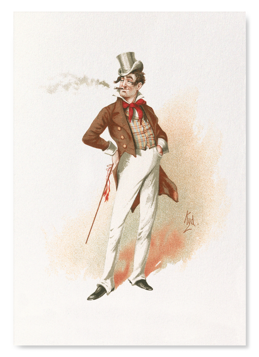 DICK SWIVELLER (1889): Painting Art Print