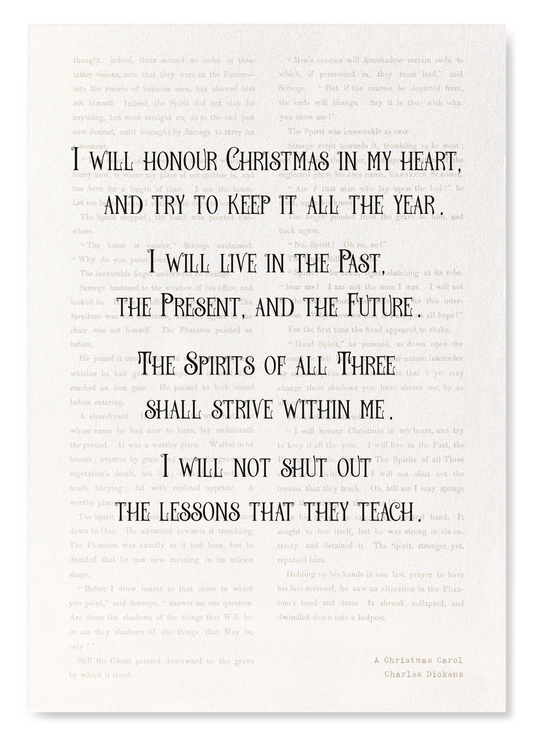 CHRISTMAS IN MY HEART (1843): Victorian Art Print