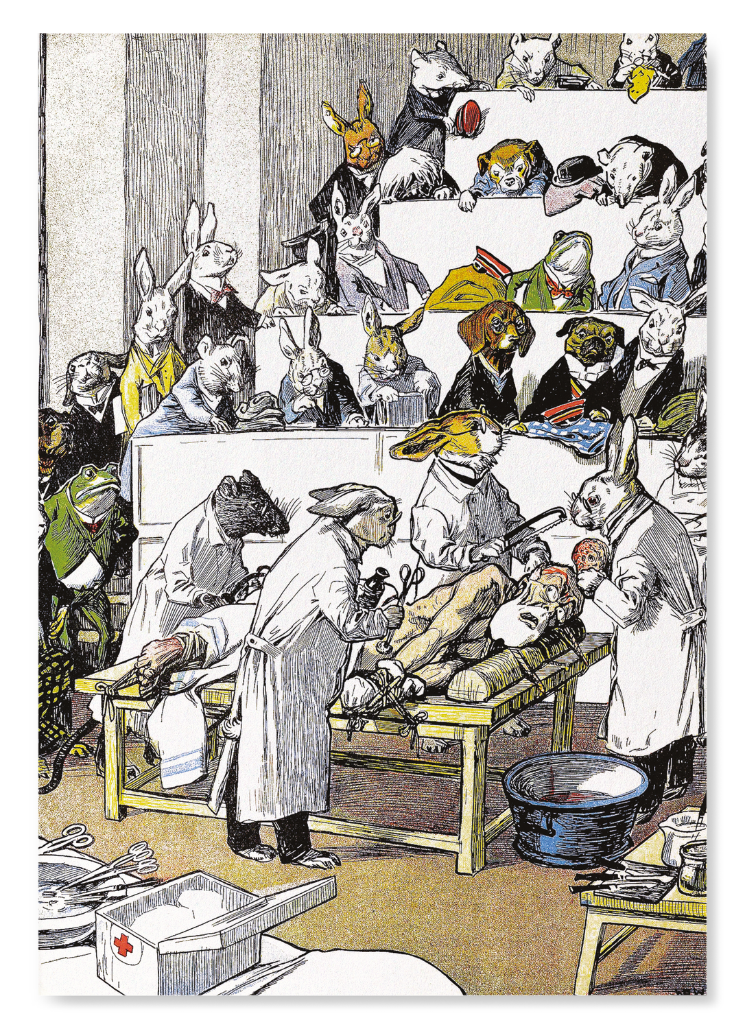 VIVISECTION OF HUMANS (1899): Painting Art Print