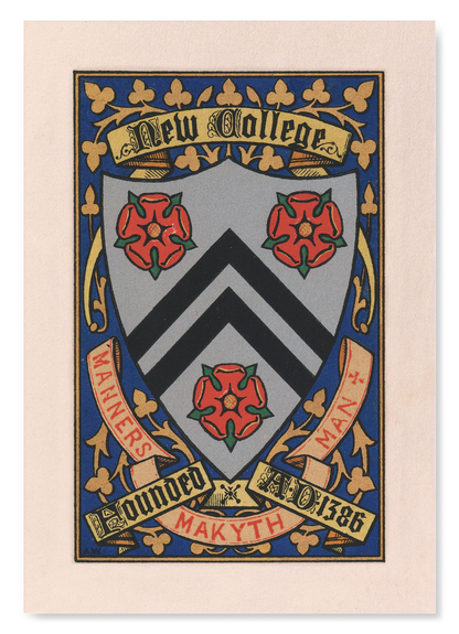NEW COLLEGE CREST: Painting Art Print