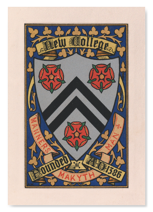 NEW COLLEGE CREST: Painting Art Print