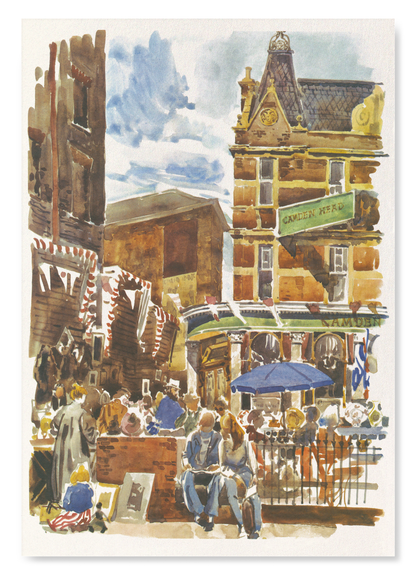 CAMDEN HEAD PUB (C.1970): Painting Art Print
