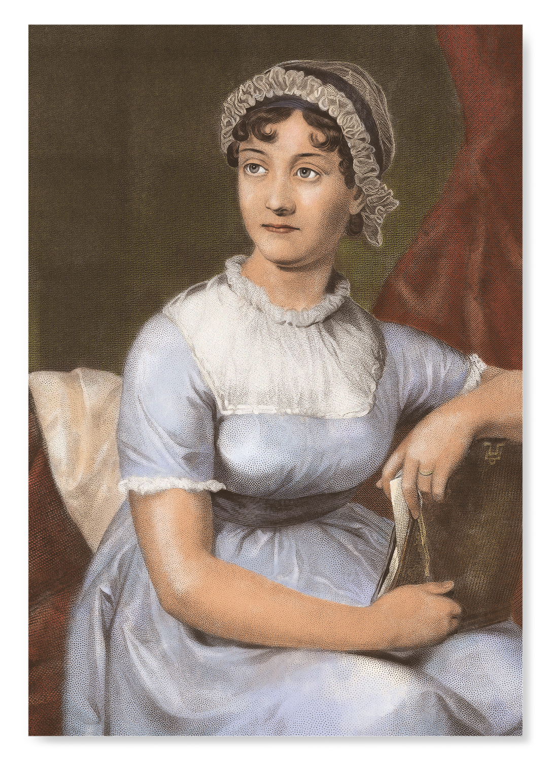 PORTRAIT OF JANE AUSTEN (C.1833): Painting Art Print