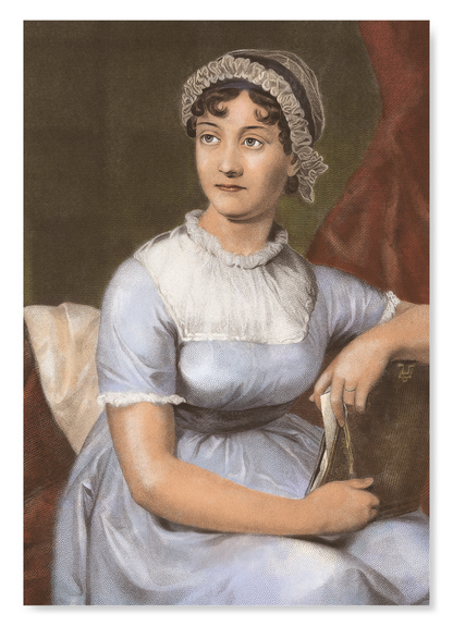 PORTRAIT OF JANE AUSTEN (C.1833): Painting Art Print