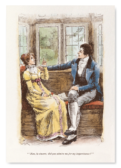 NOW, BE SINCERE (1895): Painting Art Print