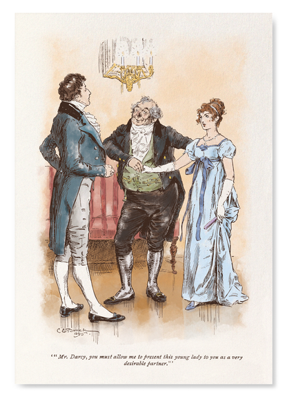 YOUNG LADY AS A DESIRABLE PARTNER (1895): Painting Art Print