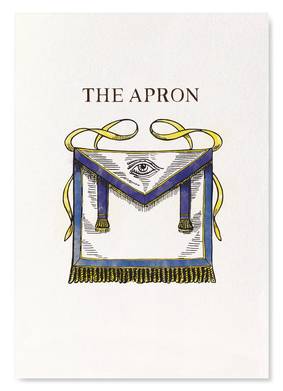 FREEMASON APRON: Victorian Art Print