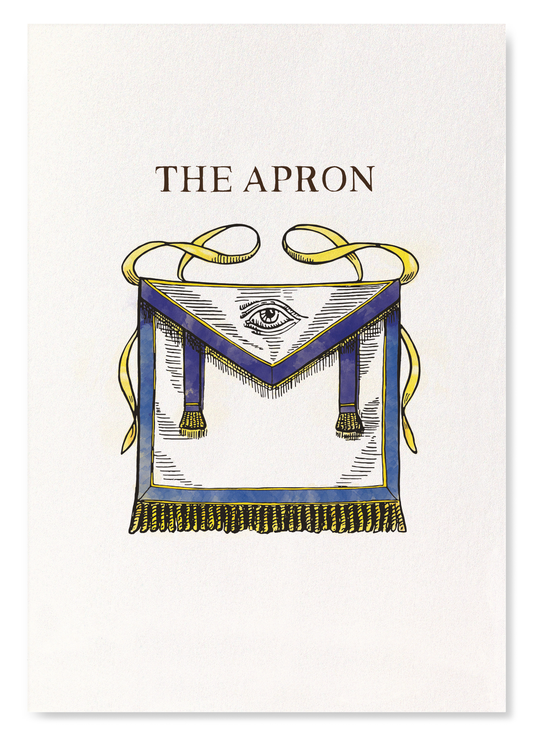 FREEMASON APRON: Victorian Art Print
