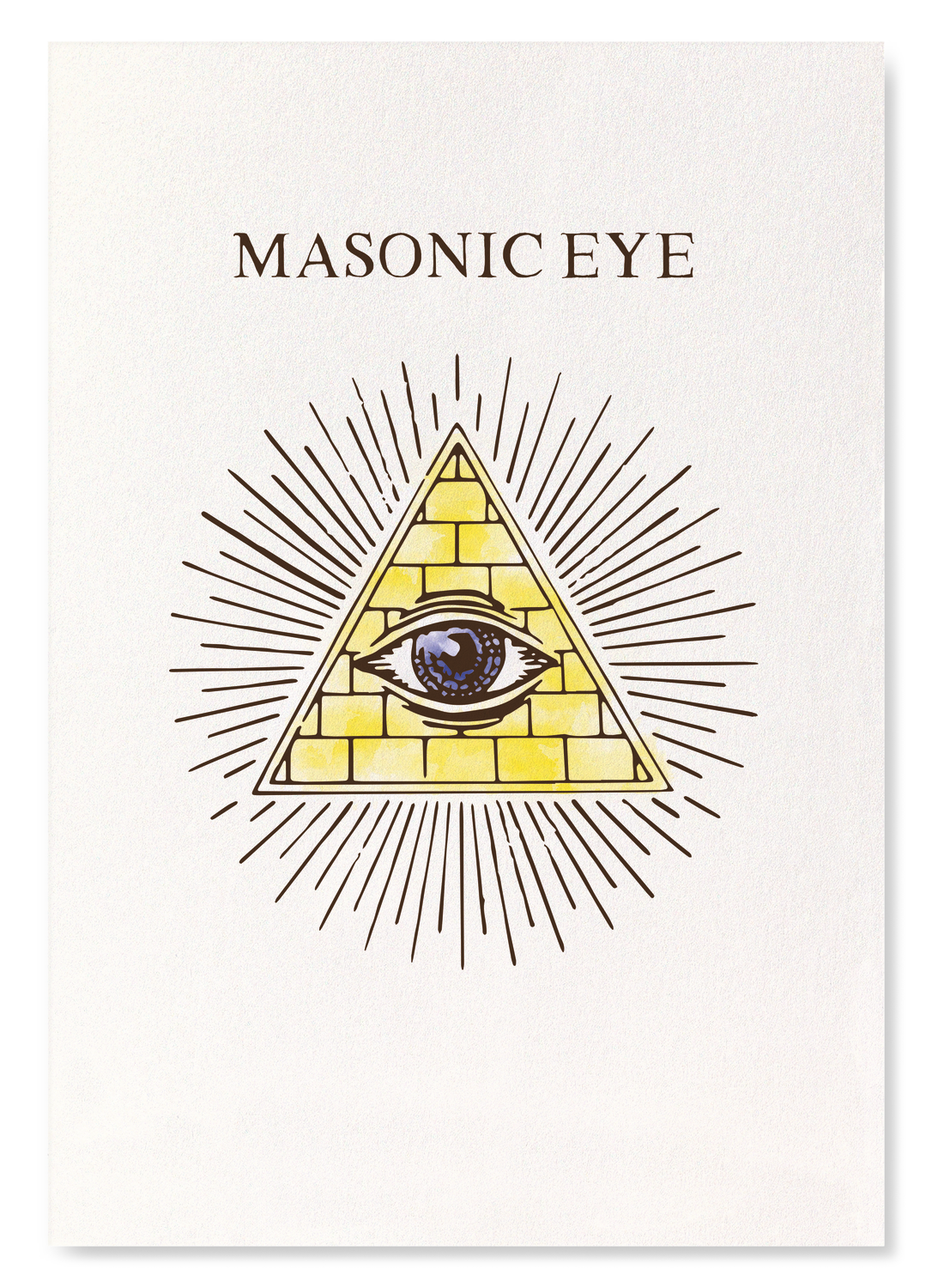 ALL SEEING EYE: Victorian Art Print